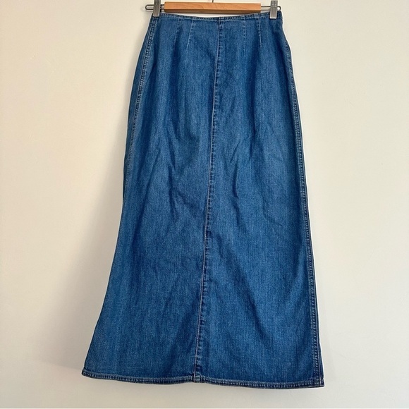 Gap Vintage button down denim skirt Size: 2 - Picture 2 of 3